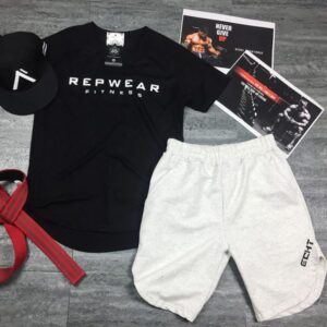 Bộ Quần Short Áo Ngắn Tay Repwear Fitness